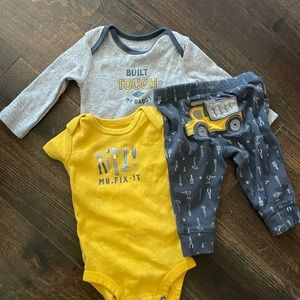 Built tough Carters Matching Set